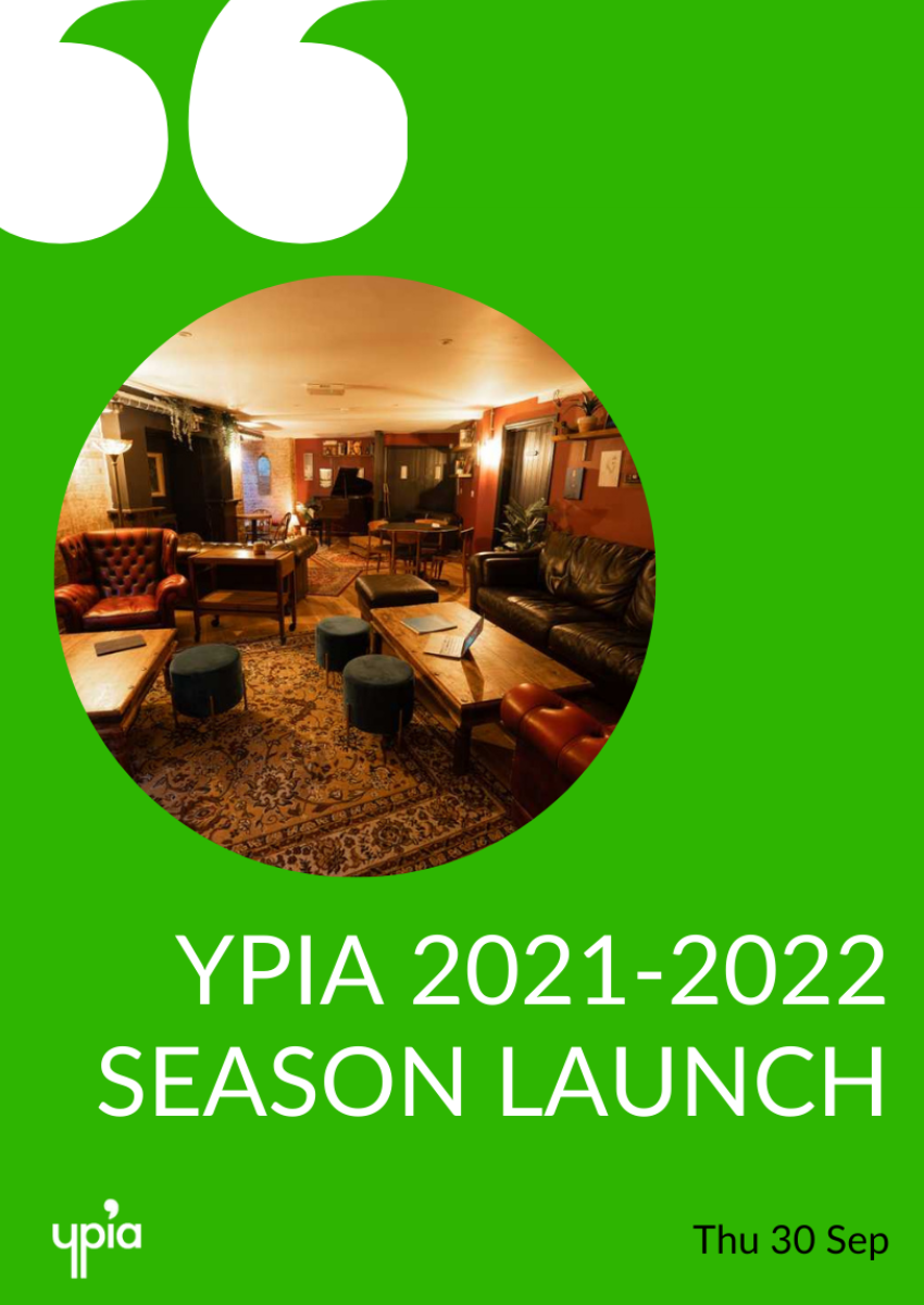 YPIA 2021-2022 Season Launch Networking Drinks - YPIA Event